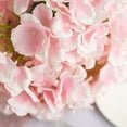 Efavormart 5 Bushes | Blush / Pink Artificial Silk Hydrangea Flower Bouquets - Walmart.com