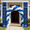 Blue and black, variant on KUNPENG 71" x 12" Graduation Decorations 2026 Banner Set with GRAD and Lettering, Outdoor Vertical Hanging Porch Sign for Front Door Decorations, Class of 2026 Celebration Party Supplies, 2PCS