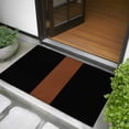 thumbnail image 5 of 2x3 Door Mat Rug, Black Brown Non-Skid Rubber Backing Large Rectangle Rugs - Living Room Bedroom Home Office, Contemporary Boho Modern Art Indoor Floor Mat Carpets Washable Rug, 5 of 9