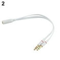thumbnail image 6 of opvise 3.5mm AUX Audio Mic Splitter Cable Earphone Headphone Adapter Female to 2 Male, 6 of 7