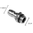 thumbnail image 3 of Pressure Washer Quick Connector Snow Foam Lance Adapter Nozzle G1/4 M14X15, 3 of 7