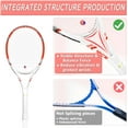 thumbnail image 2 of Pro Tennis Racket for Adults, 2 Player 27 inch Speed Tennis Racquet Acceptable for Beginner and Professional with 3 Tennis Balls, 2 Vibration Dampes, 2 Overgrips, Tennis Bag, 2 of 7