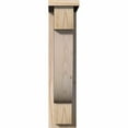 thumbnail image 2 of 5 1/2"W x 12"D x 24"H Alpine Smooth Corbel w/Backplate, Douglas Fir, 2 of 9