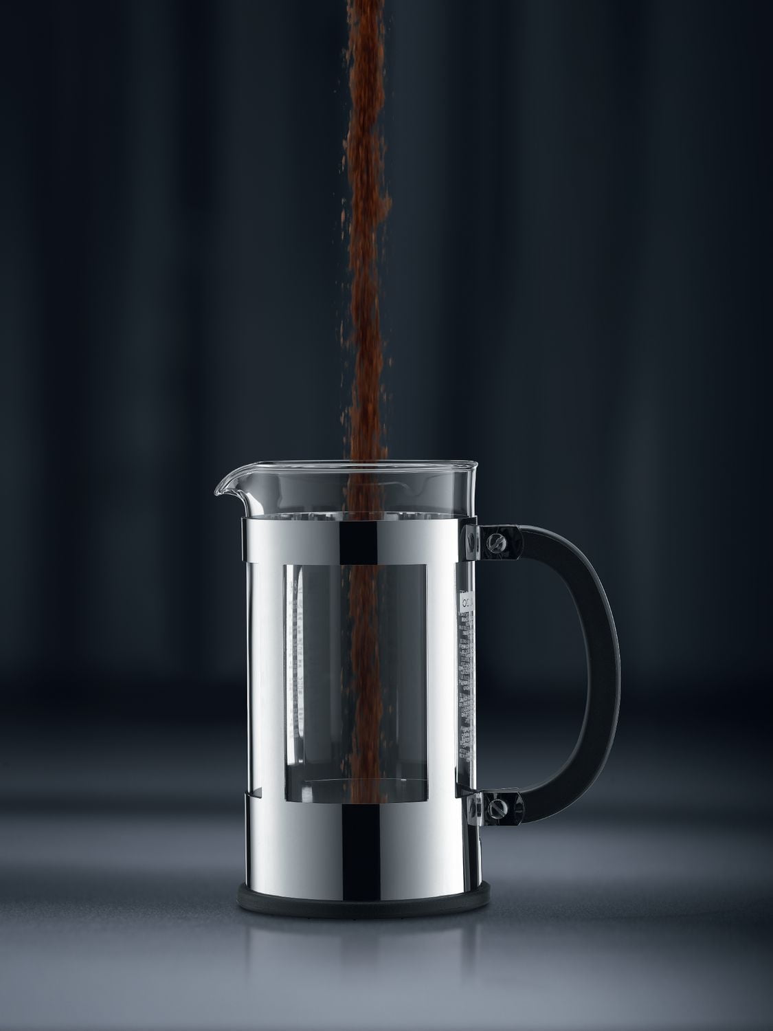 Bodum Kenya Cafetière à piston, acier inox 8 tasses, 1.0L, 34 oz