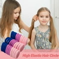 thumbnail image 3 of Seamless Soft Elastic Hair Ropes Gentle Non-Damage Ponytail Holders For Girls And Baby Mixed Color Hair Accessories Set, 3 of 4