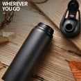 thumbnail image 7 of Flash Deals! Huayishang Water Bottle Stainless Steel Travel Kettle Sports Water Cup Direct Drinking Bicycle Kettle Outdoor Sports Kettle Black, Kitchen Essentials Clearance Sale Black, 7 of 7