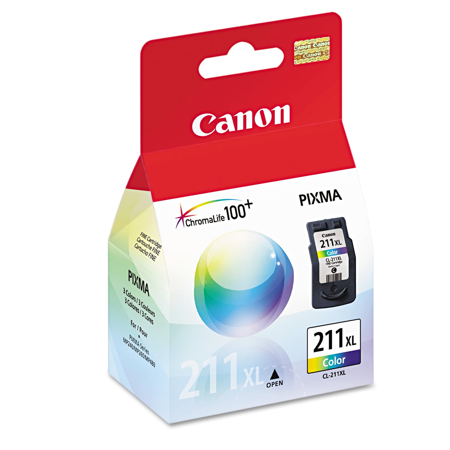 Canon High-Yield Tri-color Ink Cartridge 2975B001 Cl-211Xl