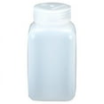 thumbnail image 4 of Nalgene HDPE Wide Mouth Square Bottle - 2 oz. - White, 4 of 5