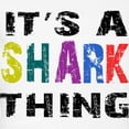 thumbnail image 3 of CafePress - Shark THING Women's Light Pajamas - Women's Short Sleeve Print T-Shirt and Pants Light Cotton Pajama Set, 3 of 7