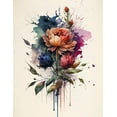 thumbnail image 2 of Pastel Perfume - Floral Watercolor Canvas Wall Art, 2 of 2