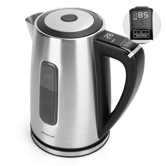 Tetera Eléctrico De Acero Inoxidable 1.7l 1200w Aigostar