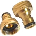 thumbnail image 5 of 4pcs Garden Water Hose Fitting Faucet Connector, 3/4 Inch Garden Hose Quick Connector Parts, 5 of 5