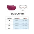 thumbnail image 3 of Spencer 4 Pack Women's Cotton Stretch Underwear Soft Mid Rise Seamless Briefs Underpants (M-2XL), 3 of 5
