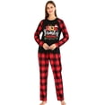 thumbnail image 4 of Lvotionpl 2026 Family Matching Christmas Pajamas Set, Christmas PJs for Men Women s, Long Sleeve Tops and Pants, Holiday Family Sleepwear, Xmas Pajama Sets, 4 of 5