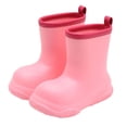 thumbnail image 6 of Edvintorg Toddler Rain Boots Baby Kids Easy-On Lightweight Rainboots Children Waterproof Shoes for Boys Girls 2-9 Years, 6 of 8
