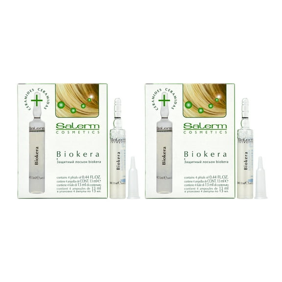 Salerm Biokera Vials 8 Applications - PACK of 2 - 8 Phials x 0.44 oz