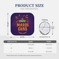 thumbnail image 3 of Naloa Mardi Gras2 2 Piece Foldable Car Sun Shades, Car Windshield Sunshade, Front Window Sunshade for Car, Truck, SUV - Large, 3 of 7