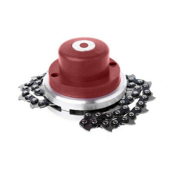 Fasiaou Universal Weed Eater Head, Chain Weed Trimmer Head, Garden Lawn Mower, Mower Tool Accessories for Outside Garden Lawn, Universal Chain Trimmer Head Replacement Parts, Grass Brush Cutter,B