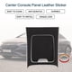 thumbnail image 2 of Sticker de cuero sintético para el panel de la consola central Unique Bargains para Mercedes-Benz EQE350 2022-2024, cubierta del panel de control central, negro mate, 1 juego, 2 of 6
