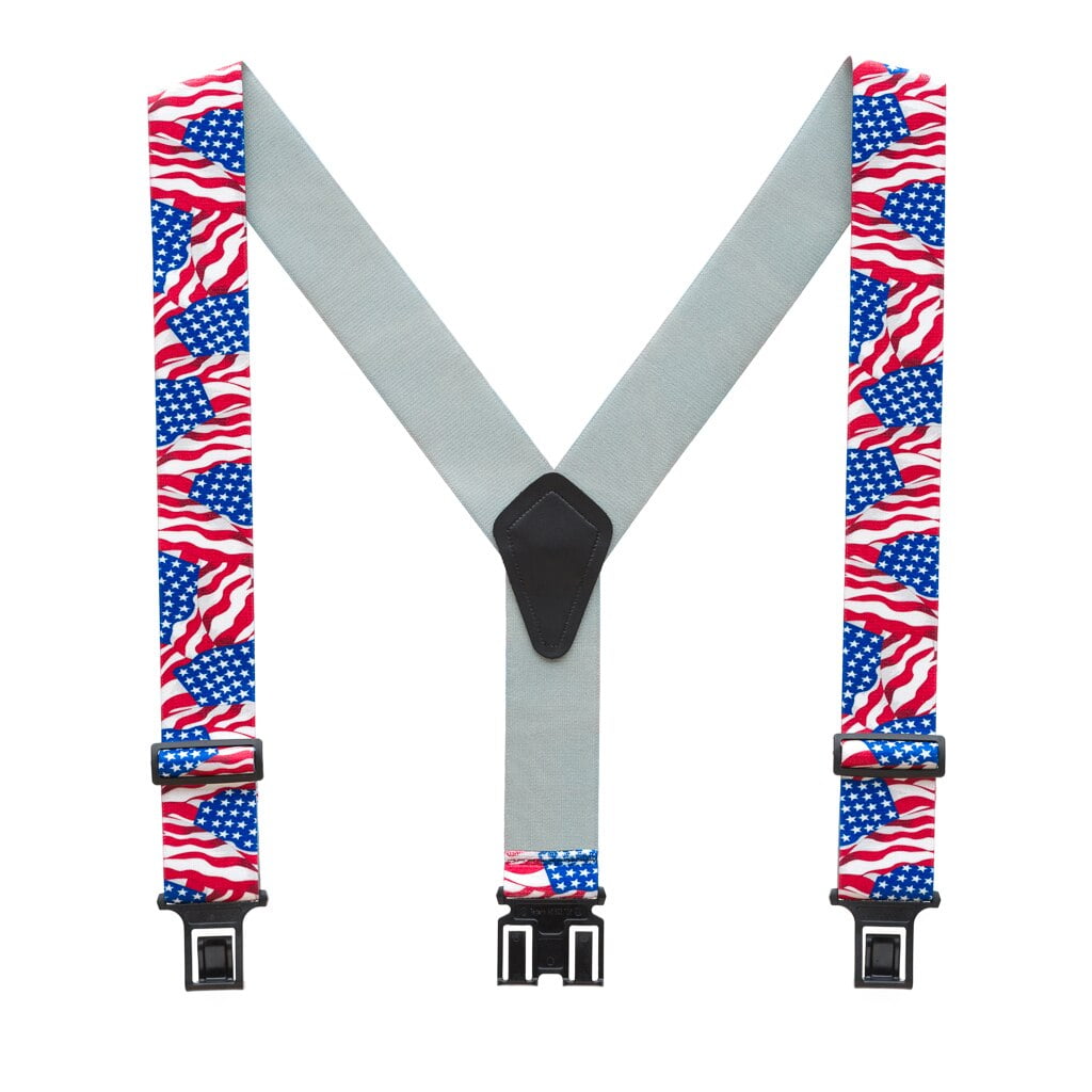 Perry Suspenders Perry Suspenders American Flag Novelty Belt Clip