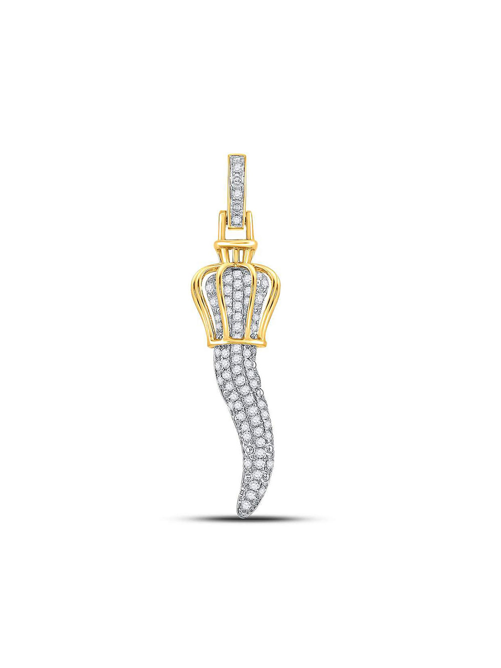 Solid 10k Yellow Gold Men's Round 