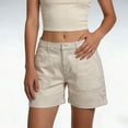 thumbnail image 6 of Jamicy Women's Denim Shorts Summer Casual Comfortable Buttoned High Waisted form-Fitting Stretchy Lounge Shorts with Pockets, 6 of 6