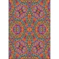 thumbnail image 1 of Ahgly Company Indoor Rectangle Patterned Brown Red Abstract Area Rugs, 6' x 9', 1 of 6
