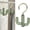 green, variant on Hzzsbu Green 360-Degree Rotatable Cactus Shape Wardrobe Hook Tie Belt Hanger