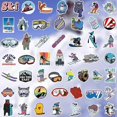 thumbnail image 3 of 50PCS Winter Skiing Stickers,Ski Cartoon Decals Vinyl Waterproof Stickers for Water Bottle Laptop Luggage Helmet Skateboard Snowboard Guitar Scrapbook, 3 of 4