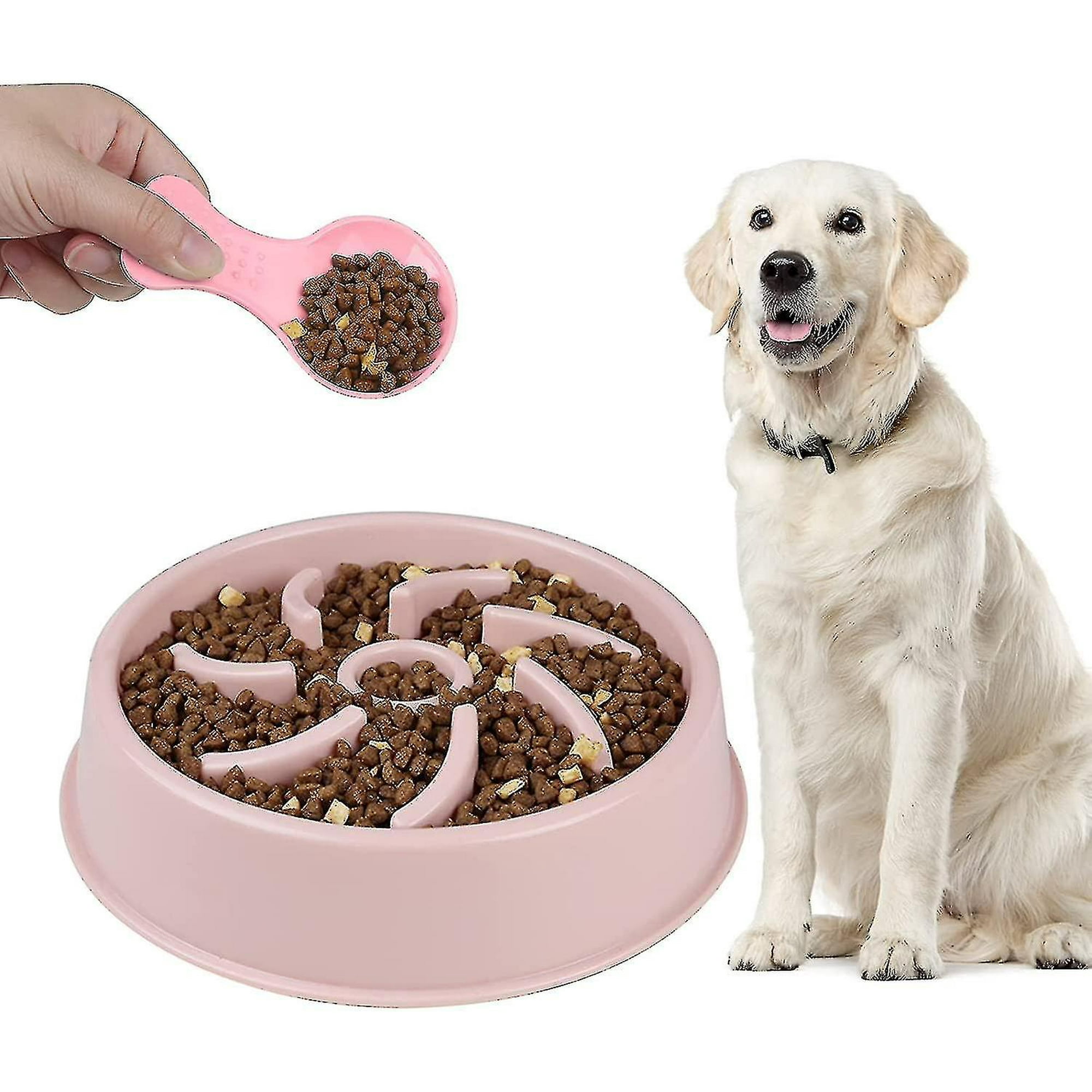 Slow Feeder Dog Bowl Dog Slow Feeder Maze Interactive Dog Tray Fun Feeder Slow Down Fast Eating Stop Choking For Small Dogs Pink Walmart