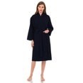 thumbnail image 1 of TowelSelections Women's Waffle Bathrobe 100% Cotton Soft Kimono Spa Bath Robe X-Small/Small Navy, 1 of 5