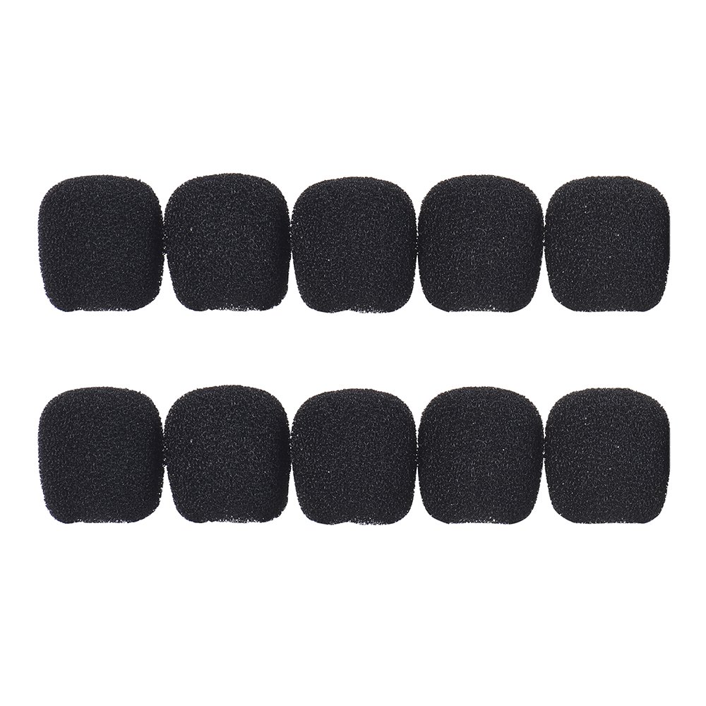 Andoer Mini Lapel Headset Microphone Windscreen Mic Foam Cover, Black