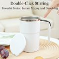 thumbnail image 4 of BGZLEU SpinBrew Mug – Self-Stirring Magnetic Coffee Cup with Temp Display (White), 4 of 7