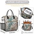 thumbnail image 5 of Leopard and Tiger Pattern Womens Lunch Box for Work,Insulated Large Lunch Bag for Tween and Teen,Loncheras Para Mujer,Leakproof Adult Lunch Bag for Work,Beach,Travel,Picnic,Camping, 5 of 7