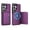 Darkpurple, variant on TECH CIRCLE Wallet Phone Case for Samsung Galaxy A52 5G, with Card Holder, Stand, Compatible with MagSafe and Magnetic Accessories, Lightweight PU Leather Shell Protective Case, Darkpurple