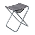 thumbnail image 3 of Taburete de campamento plegable Equipo de campamento ligero portátil Portable asiento de pesca al aire libre para patio mochilado de caminata de, 3 of 8