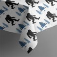 thumbnail image 6 of White Bigfoot and Pine Tree Pattern Rectangle Tablecloth 60"x102",Waterproof Polyester Rectangle Table Cloth, Wipeable Spillproof Polyester Tablecloth for Dining, Camping, Indoor and Outdoor, 6 of 6