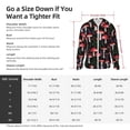 thumbnail image 5 of Lsque Red Mushrooms UPF 50+ Lightweight Sun Protection Men's Women's Long Sleeve Shirt, Hoodie Performance -X-Large, 5 of 9
