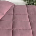thumbnail image 3 of BNM Solid Comforter Down Alternative Bedding, Full, Mauve, 3 of 8