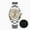AD2515 Champagne Gold, variant on Men's Watch 36mm Analog Quartz Watch with Smooth Sweep, 100m Waterproof Stainless Steel Wristwatch, Luminous Dial