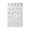 4, variant on Beautiful Strudy Silicone Nails Art Mold Featuring 3D Floral Embossing Design Nails Stamp For Various Sizes