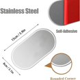thumbnail image 2 of Car Sun Visor Mirror, Vehicle Makeup Mirror, Self-Adhesive Vanity Mirror for Truck, SUV (Oval), 2 of 5