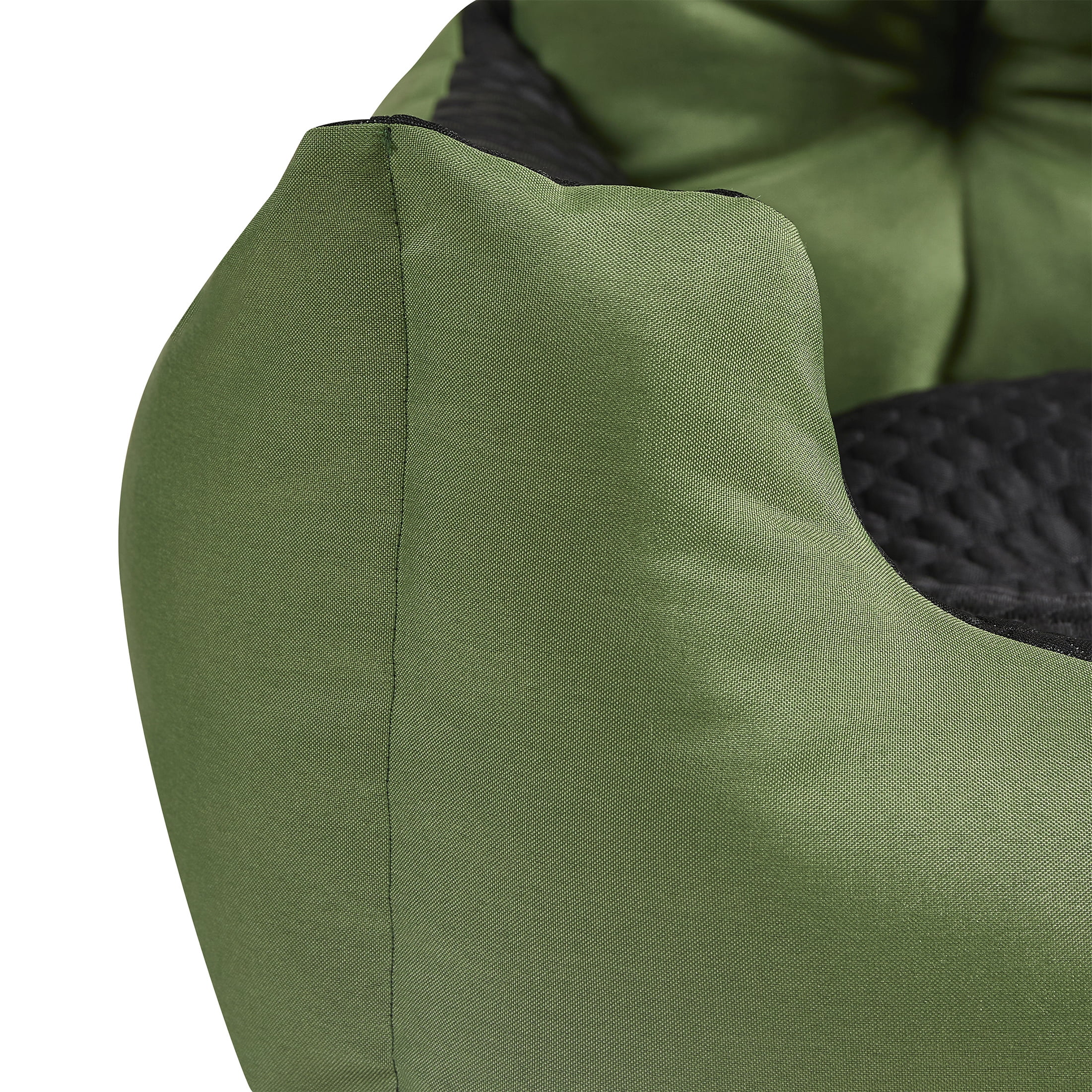 Sleepy Tail Society 23" x 20" Green/Black Cooling Travel Pet Car Seat