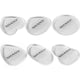 thumbnail image 4 of SHANY Juego de esponjas de silicona Stay Jelly &ndash; 6 esponjas transparentes y no absorbentes para una aplicaci&oacute;n impecable con base, 4 of 8