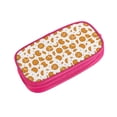 thumbnail image 2 of Goofa Yellow Biscuit Pattern Big Capacity Pencil Pen Case Office College Large Storage High Capacity Bag Pouch Holder Box Organizer, 2 of 9