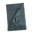 thumbnail image 2 of Lepsheexh Womens Scarf Solid Warm Elegant Scarf All Match Neck Gaiter And Outdoor Decorative Shawl for Cold Weather, 2 of 3