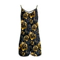 thumbnail image 4 of Pntutb Jumpsuits,Womens Summer Sleeveless Tank Tops Short Jumpsuit Elastic Waist Romper with Pockets, 4 of 5