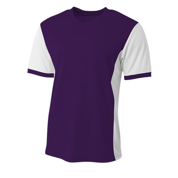 A4 Premier Soccer Jersey For Teen Male in Purple/White | NB3017