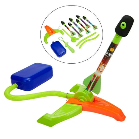 Rocket Launchers for Kids, Outdoor Rocket Launchers Toys with 6 Foam Rockets and Air Rocket Launcher for Kids Ages 5+