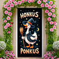 thumbnail image 2 of Magical Duck Banner Cartoon Witch Design Starry Theme for Halloween Party Kids Celebration Indoor Event, 2 of 5